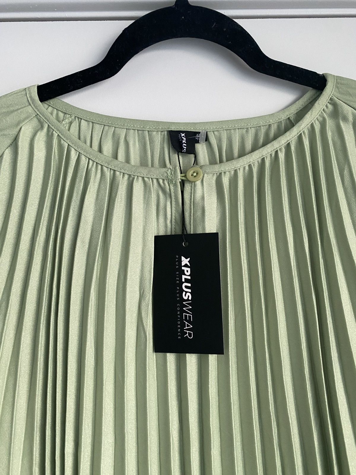 Other X plus wear NWT Green Pleated Maxi Kaftan Onesize Dress Size ONE SIZE - 3 Thumbnail