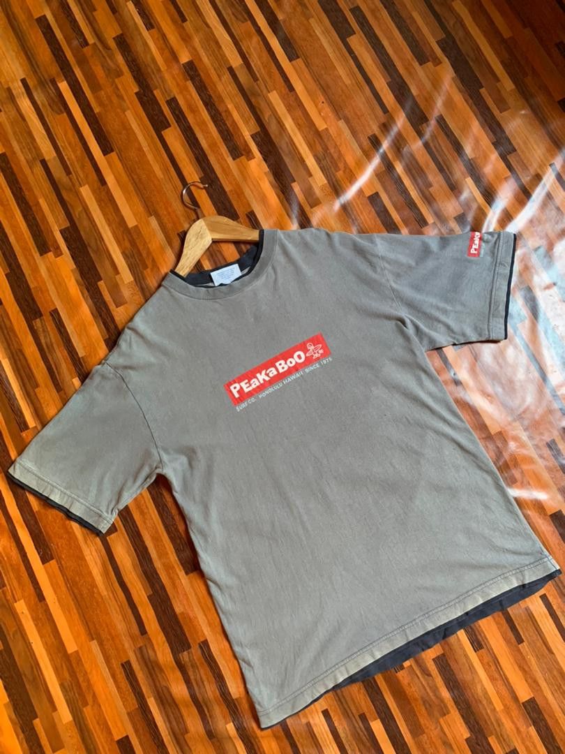 Vintage P1-14 Vtg 90’ PEAKABOO HAWAII SURFING honolulu Size US L / EU 52-54 / 3 - 1 Thumbnail