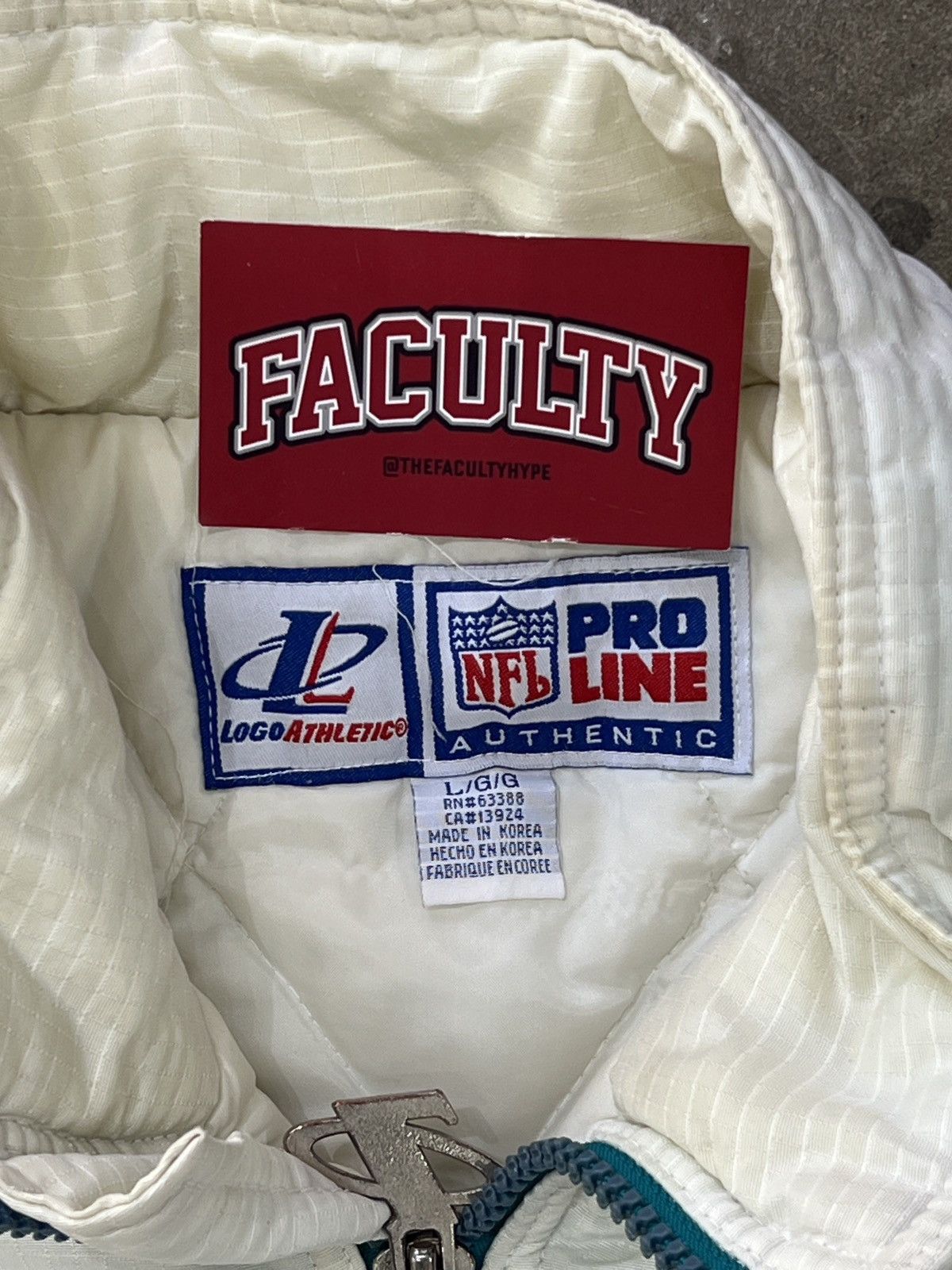 NFL Vintage 90s NFL Pro Line Miami Dolphins Logo Jacket Large Size US L / EU 52-54 / 3 - 3 Thumbnail