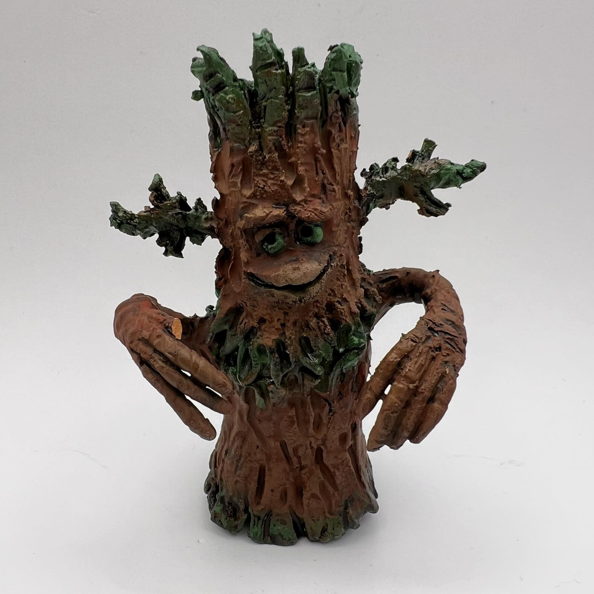 Handmade × Vintage Goblin Ceramic Figurine Spirit of Forest Character Handmade Size ONE SIZE - 3 Thumbnail
