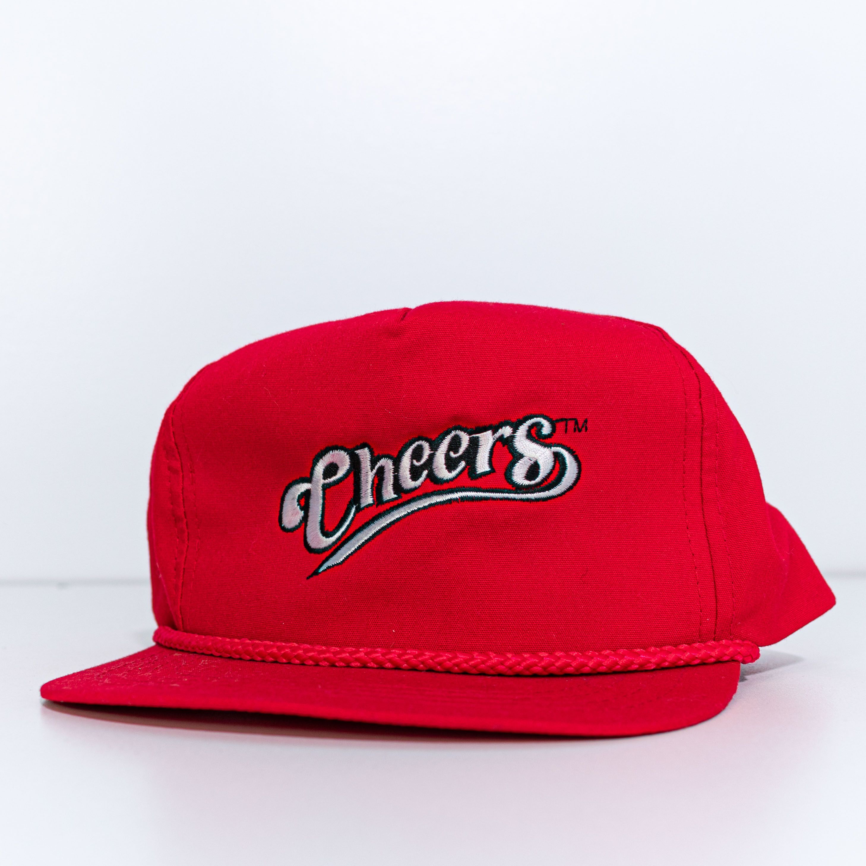 Vintage Cheers TV Show Rope Hat Strap Back Paramount 1991 NWT VTG Size ONE SIZE - 1 Thumbnail