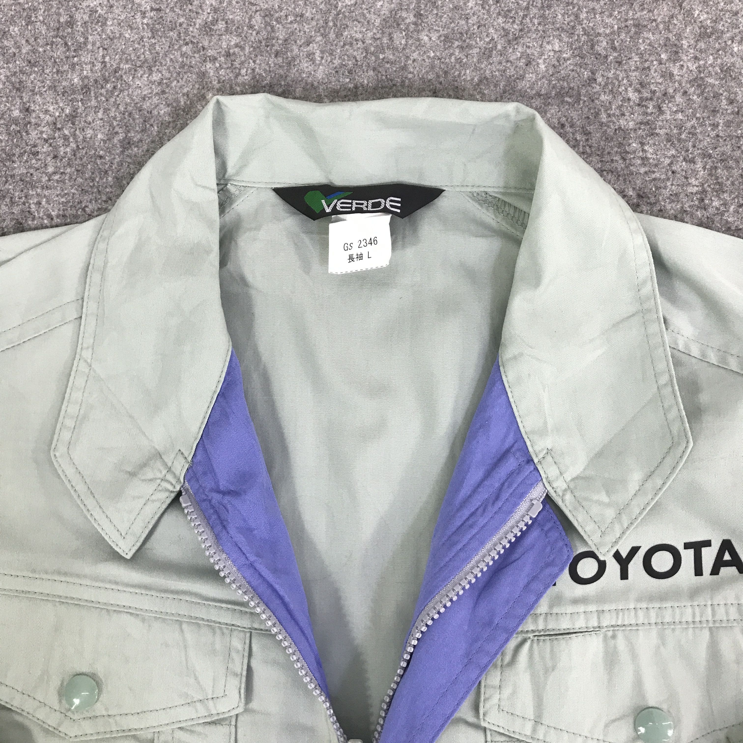 Japanese Brand TOYOTA X HKS RACING JAPAN WORK CUSTOM JACKET K98B17 Size US L / EU 52-54 / 3 - 8 Thumbnail