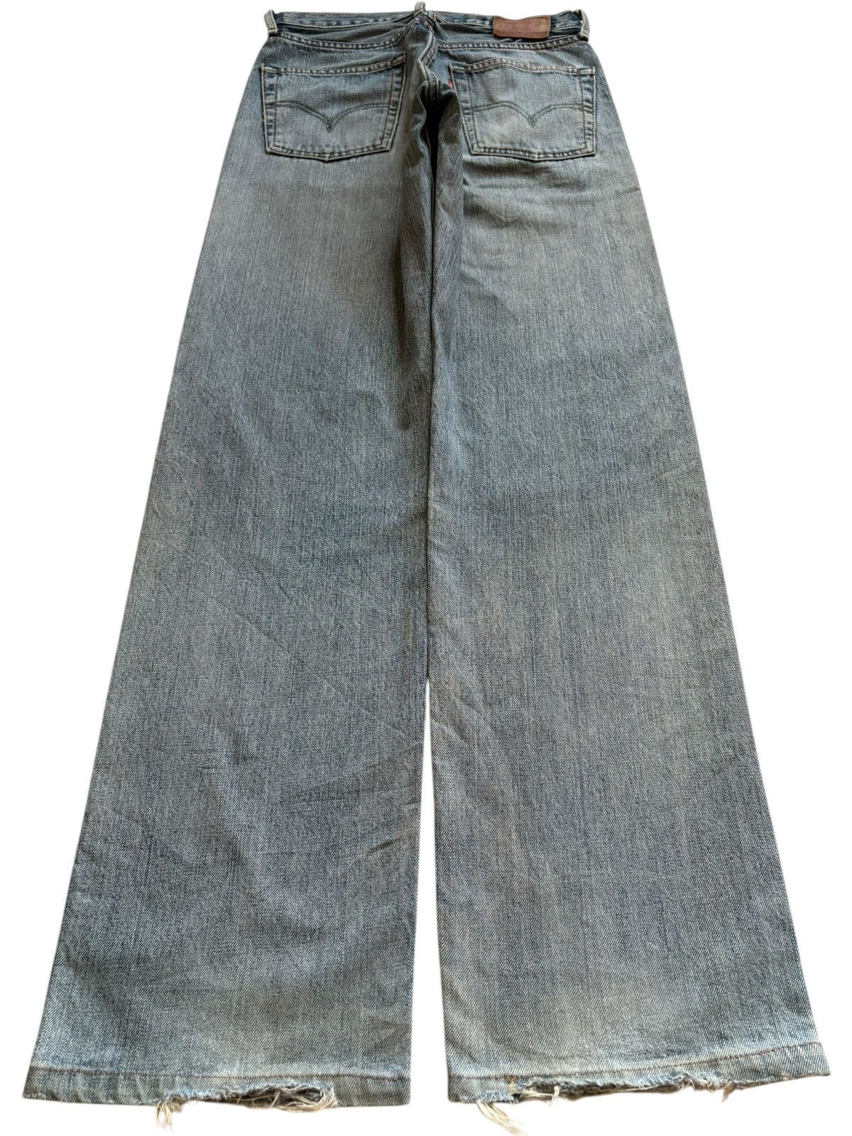 Levi's Vintage 90s Levis 503 Faded Wash Distress Rip Baggy Jeans Size US 28 / EU 44 - 2 Thumbnail