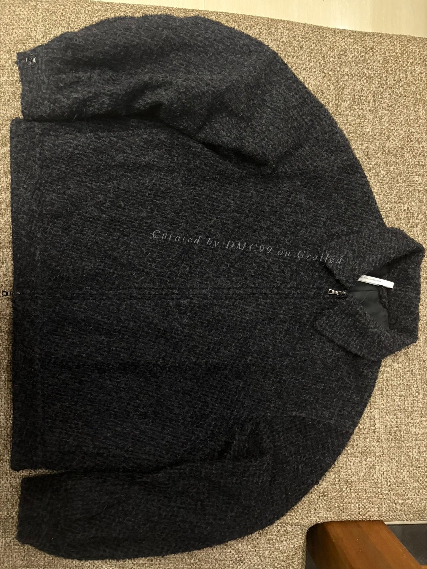 blurhms blurhms Wool Zip Brushed Jacket Size US M / EU 48-50 / 2 - 1 Thumbnail