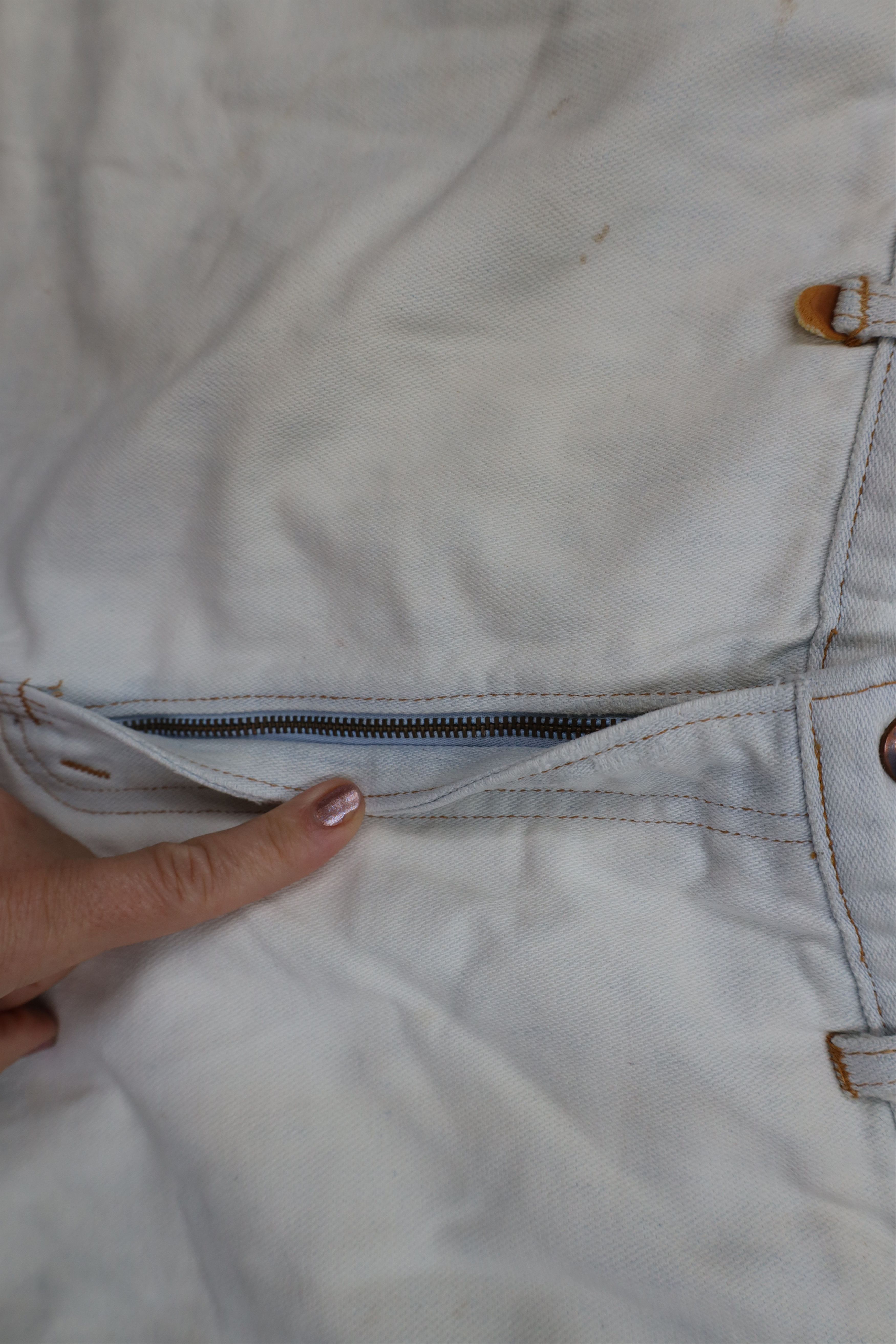 Vintage Vintage 70s Streetwear Flared Wide Leg Denim Jeans Blue Size US 36 / EU 52 - 8 Thumbnail