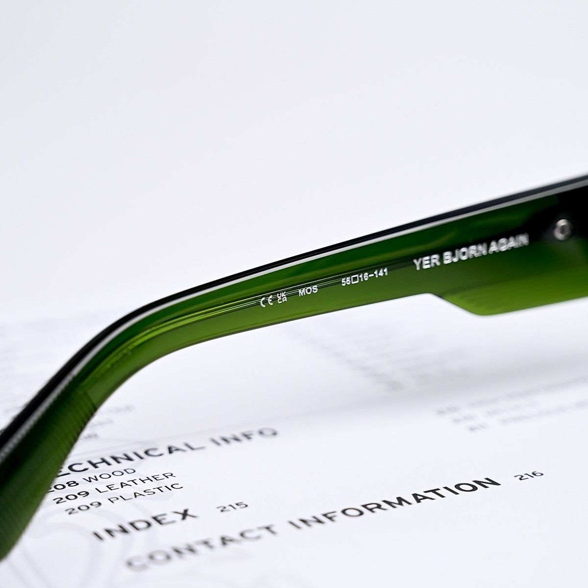Chrome Hearts CHROME HEARTS YER BJORN AGAIN MOSS SUNGLASSES Size ONE SIZE - 8 Thumbnail