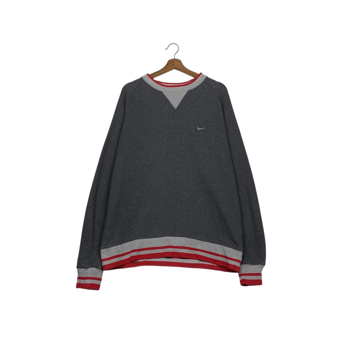 Nike NIKE Embroidery Small Logo Crewneck Sweatshirt #2199-C97 Size US L / EU 52-54 / 3 - 1 Thumbnail