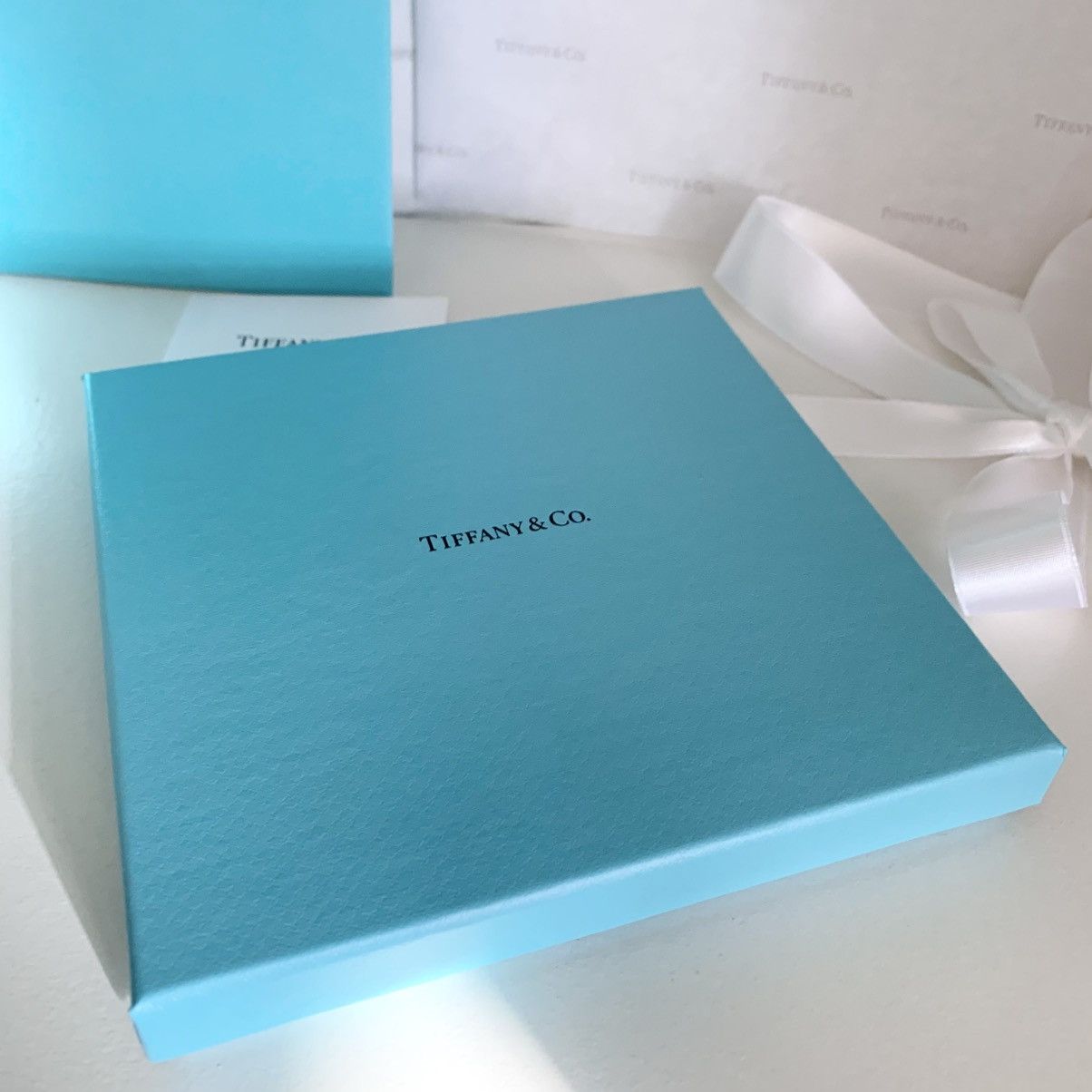 Tiffany & Co. Tiffany & Co. Gift Set Box Bag Ribbon Card Full Set Large Size ONE SIZE - 7 Thumbnail
