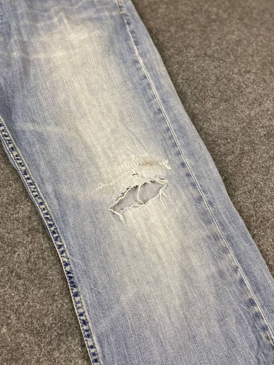 Levi's levis 569 soft distressed denim nice design Size US 36 / EU 52 - 10 Thumbnail