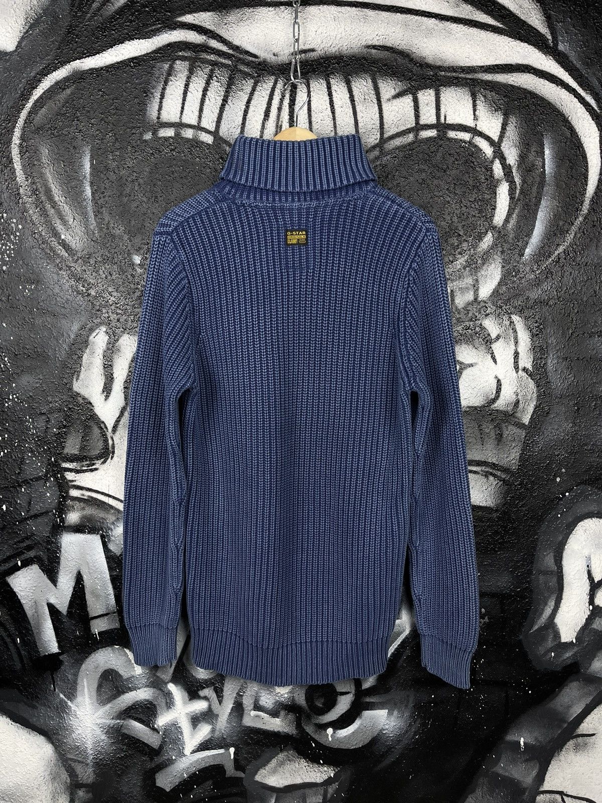 G-Star × Vintage G Star RAW Champ Coll Knit Men’s Golf Sweater Size L Size US L / EU 52-54 / 3 - 5 Thumbnail
