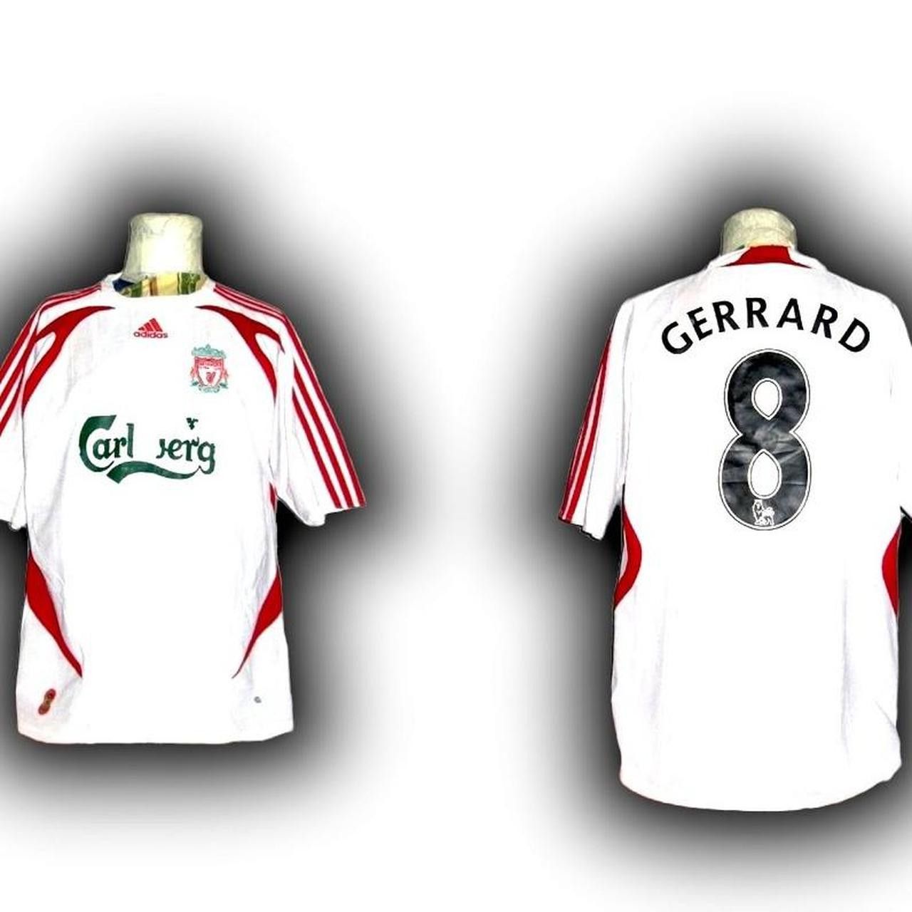 Adidas Fc Liverpool England 2007 2008 Away Shirt Jersey Size US XL / EU 56 / 4 - 3 Thumbnail