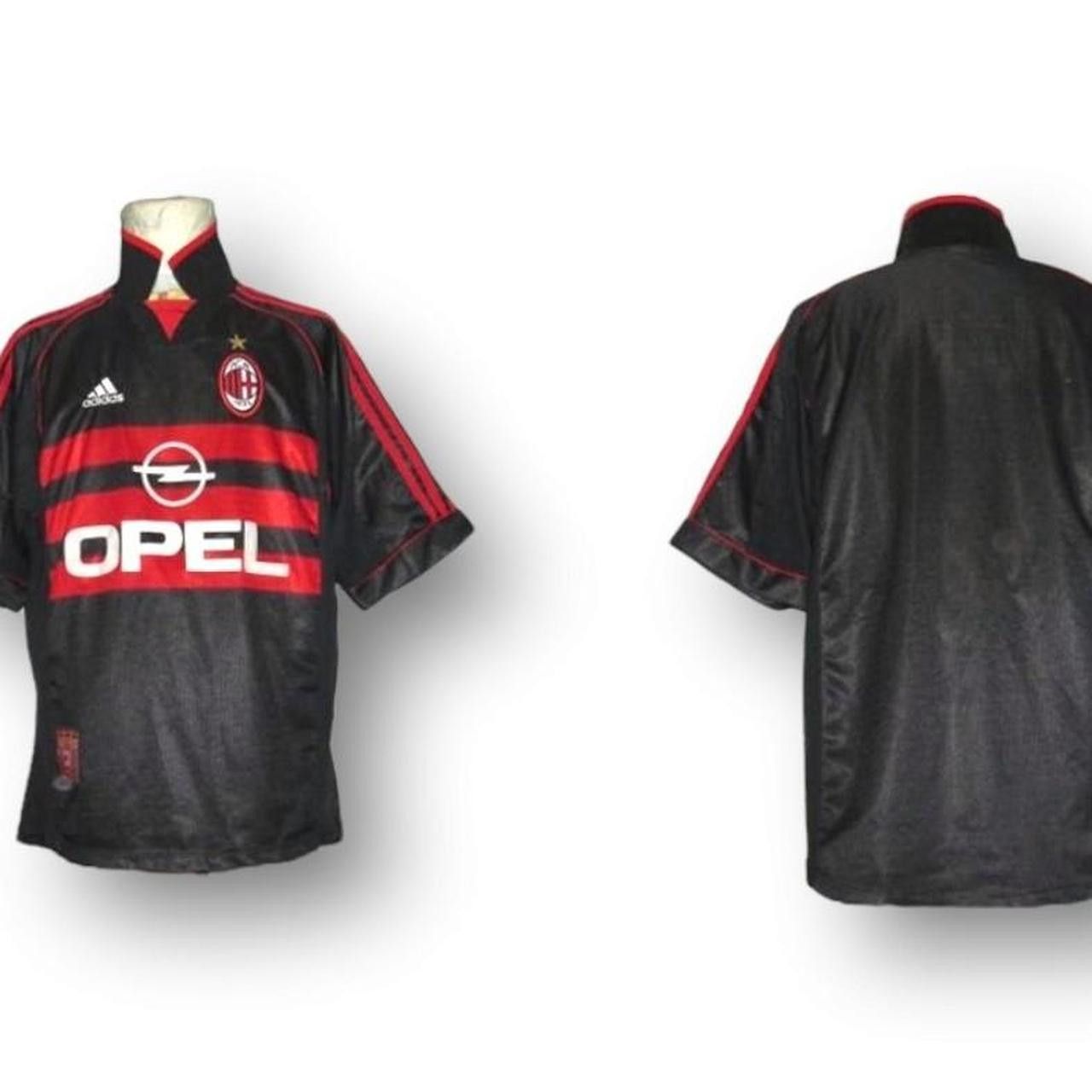 Adidas Ac Milan 1998 1999 Rare Third Shirt Jersey Size US L / EU 52-54 / 3 - 2 Thumbnail