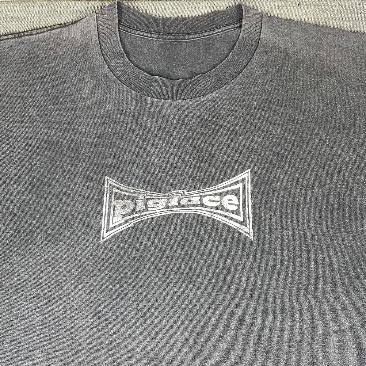 Band Tees × Vintage Vintage 90s Pigface Ass Hole faded t shirt Size US XL / EU 56 / 4 - 3 Thumbnail
