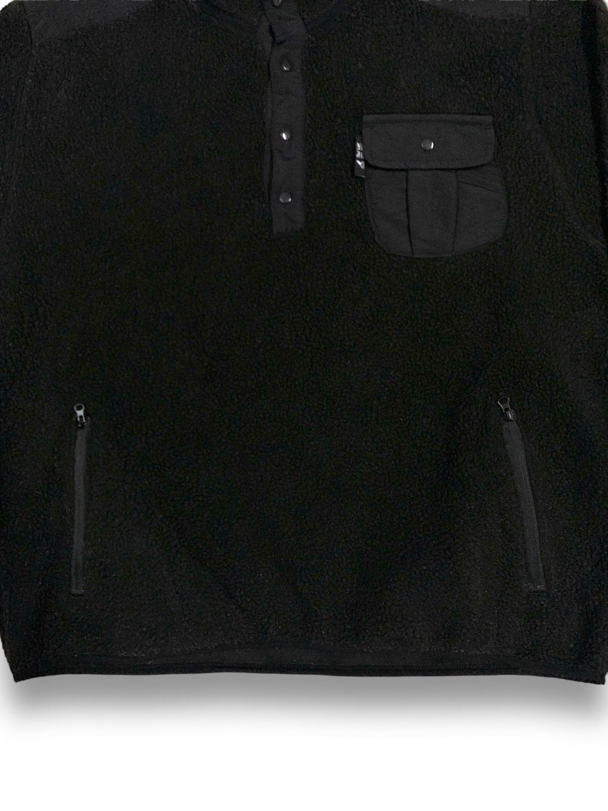 Kangol Vintage Kangol KGEX Snap Button Fleece Pullover Sweatshirt Size US L / EU 52-54 / 3 - 10 Thumbnail