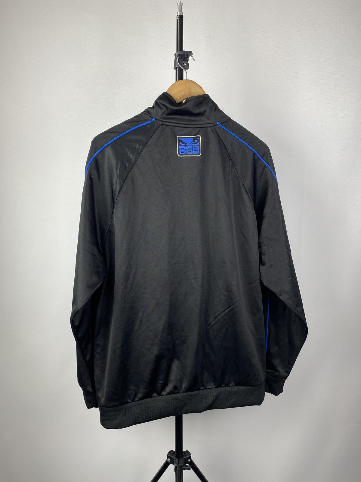 Vintage 00s🔥Bad Boy Pro Series Eyes Big Logo Zip Up Sweatshirt MMA Size US XL / EU 56 / 4 - 5 Thumbnail