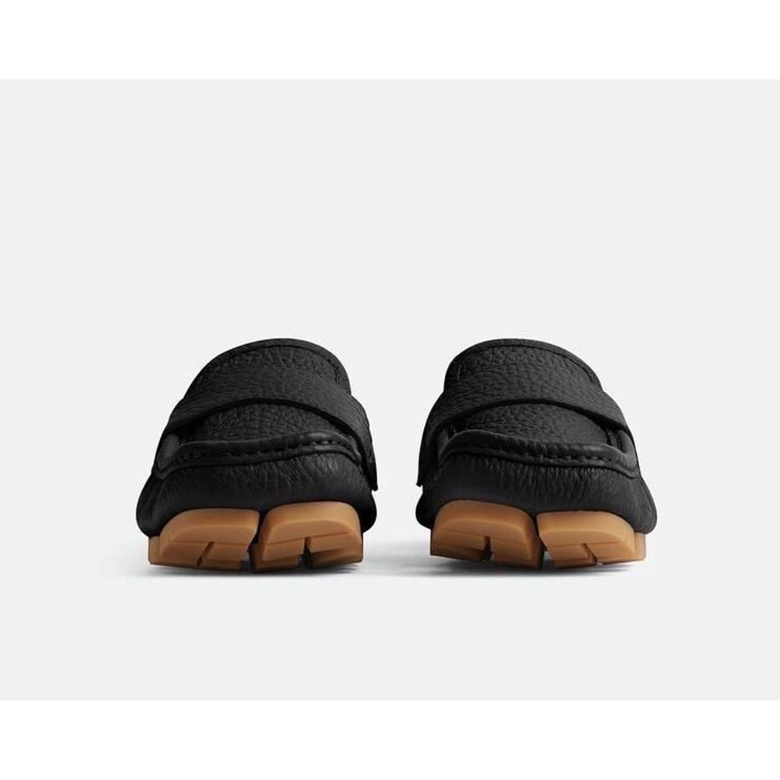 Bottega Veneta Bottega Veneta Men’s Leather Shore Shoes Black 9 US 786809 Size US 9 / EU 42 - 3 Thumbnail