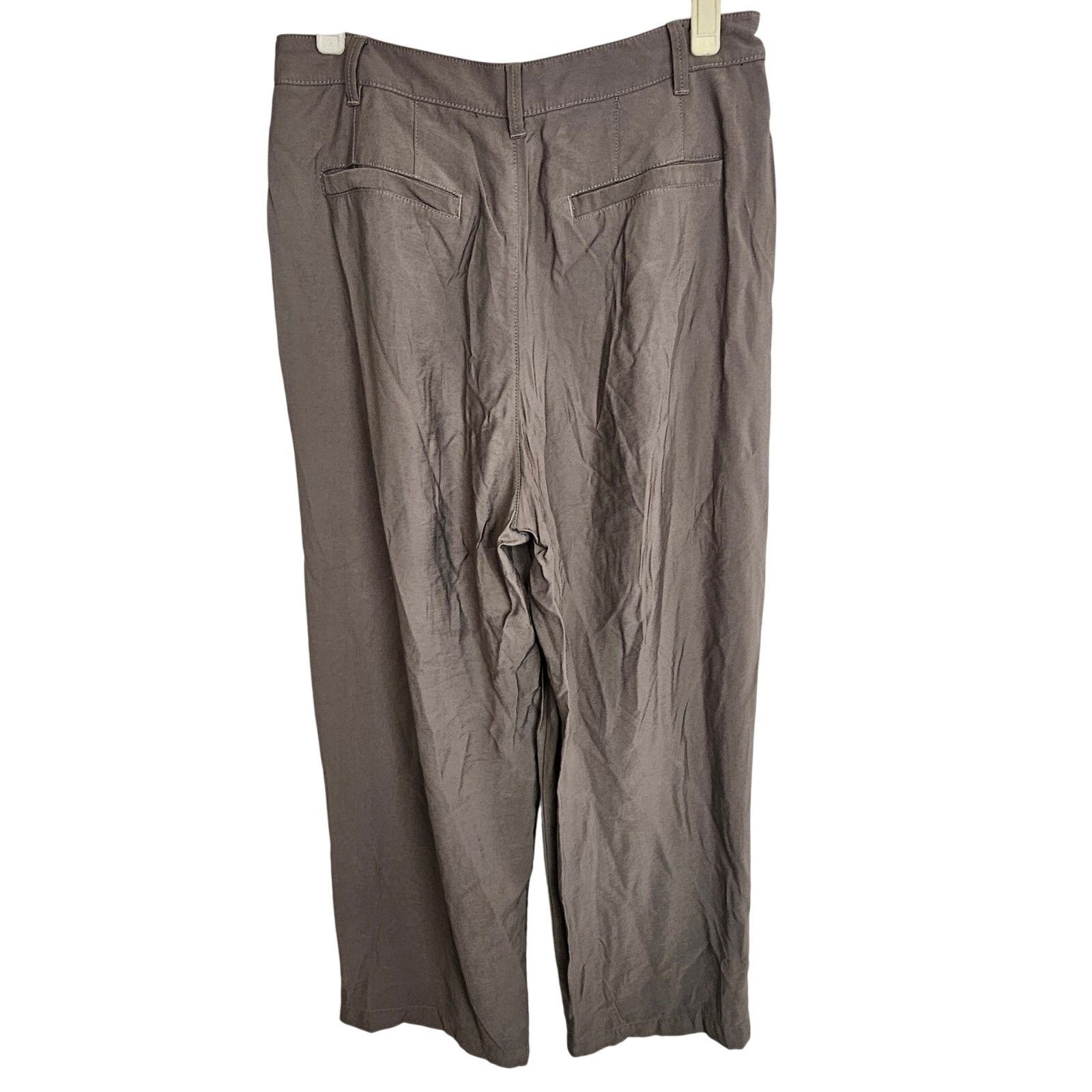 Madewell Madewell Womens Pleated Front Cropped Trouser Pants Size 8 Size 30" / US 8 / IT 44 - 6 Thumbnail