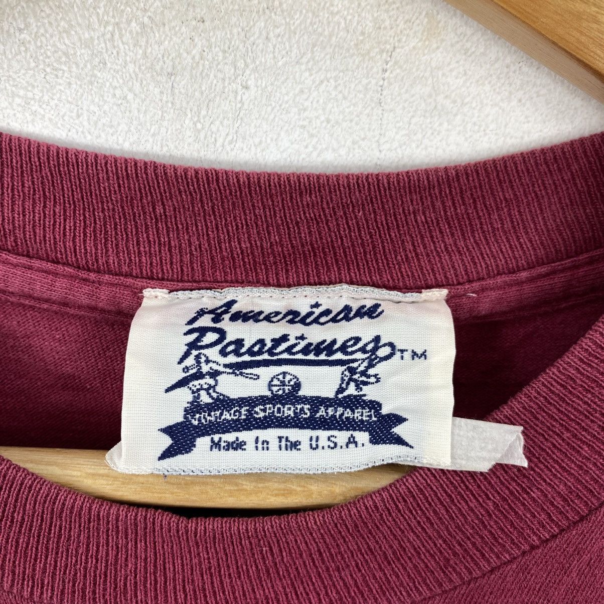 Vintage Vtg 90s NY Yankees T-Shirt American Pastimes Maroon USA Size US M / EU 48-50 / 2 - 5 Thumbnail