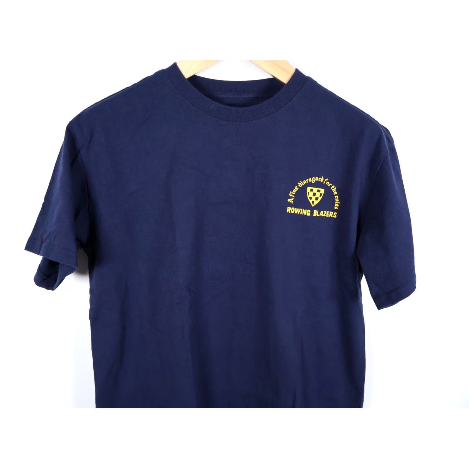 Rowing Blazers Rowing Blazers x Target T-Shirt Men Medium Dark Blue Disregard Rules Slogan Graphic Print Short Sleeve Crew Neck Cotton Size US M / EU 48-50 / 2 - 4 Thumbnail