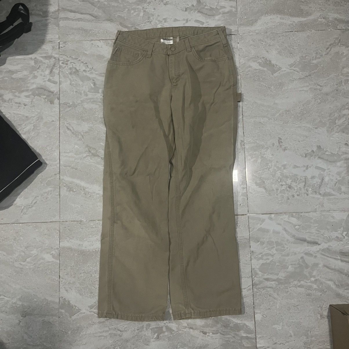Carhartt Vintage Carhartt FR Light Brown Carpenter Pant Size US 30 / EU 46 - 2 Thumbnail