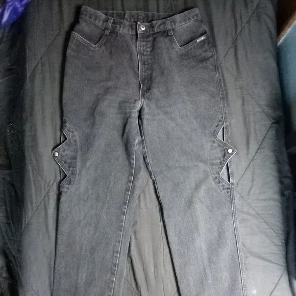 Other Vintage Rockies Denim Jeans High Rise Bareback Black 33/15 Size 33" - 2 Thumbnail