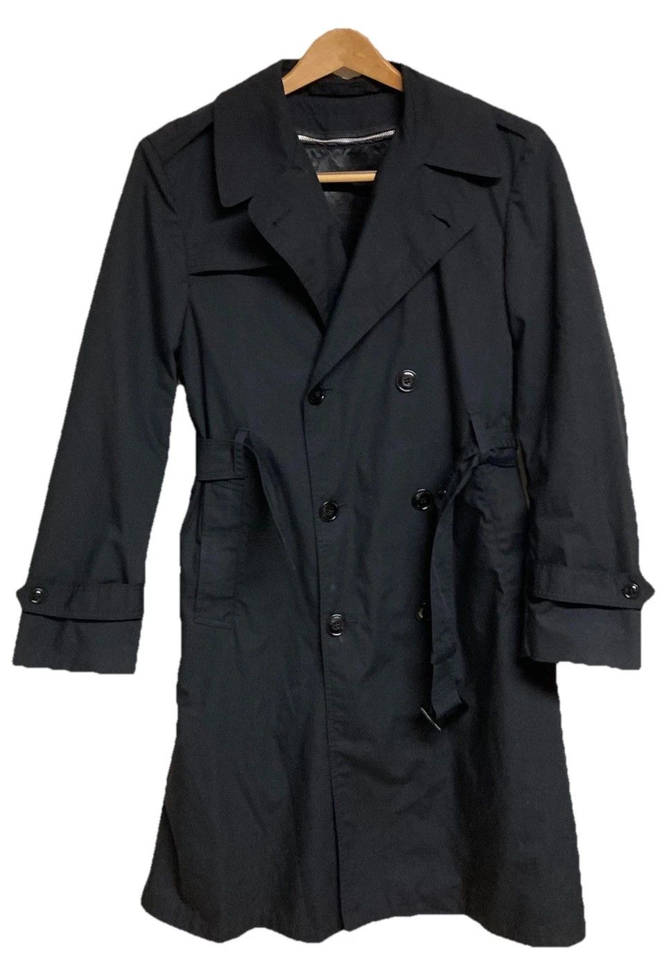 Other 90s VTG Coat All Weather Man's Army Black Sz 40R Size US M / EU 48-50 / 2 - 1 Thumbnail