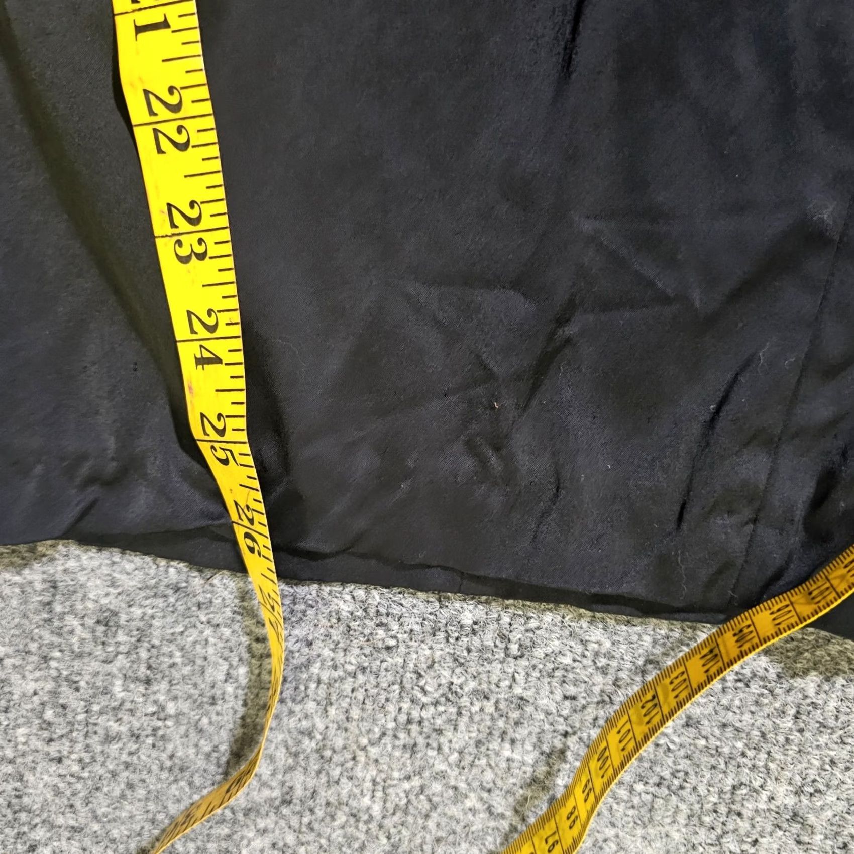 Eileen Fisher Eileen Fisher Pants Womens Large Black Satin Cropped Wide-Leg Mid Rise Cocktail Mens? Wait Size 36" / US 14 / IT 50 - 6 Thumbnail