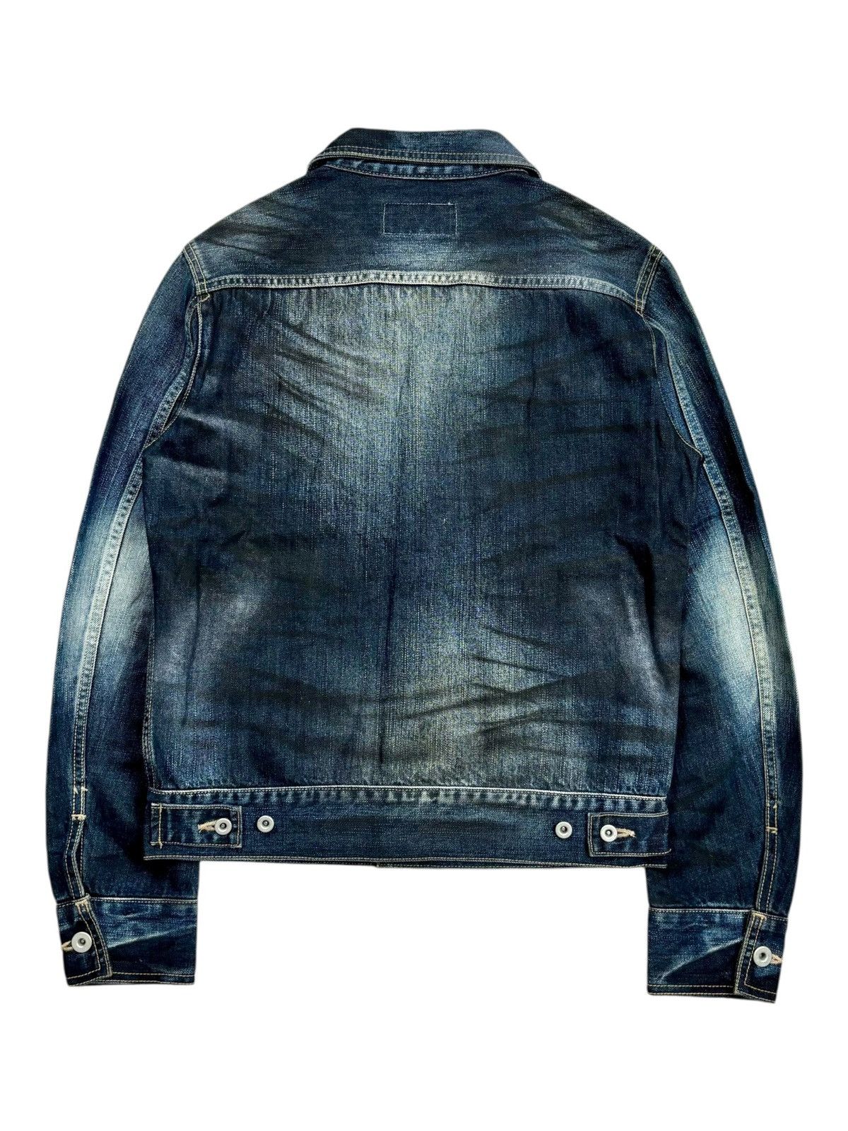 Tornado Mart 2000s Tornado Mart - Clawmark Denim Jacket Vkei Style Size US M / EU 48-50 / 2 - 3 Thumbnail