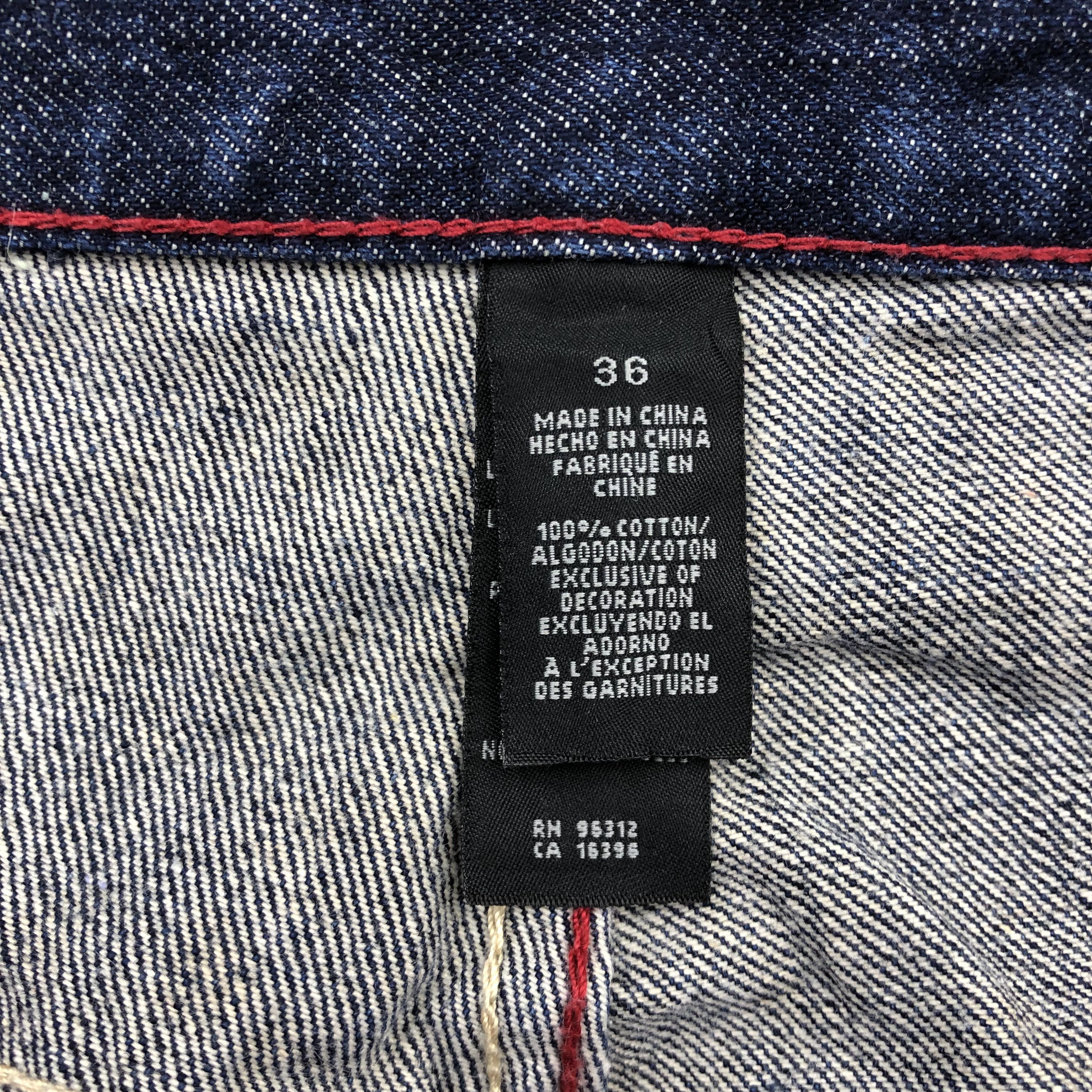 JNCO Crazy Y2K Southpole Style Baggy Japanese Skater Jeans Denim Size US 32 / EU 48 - 9 Thumbnail