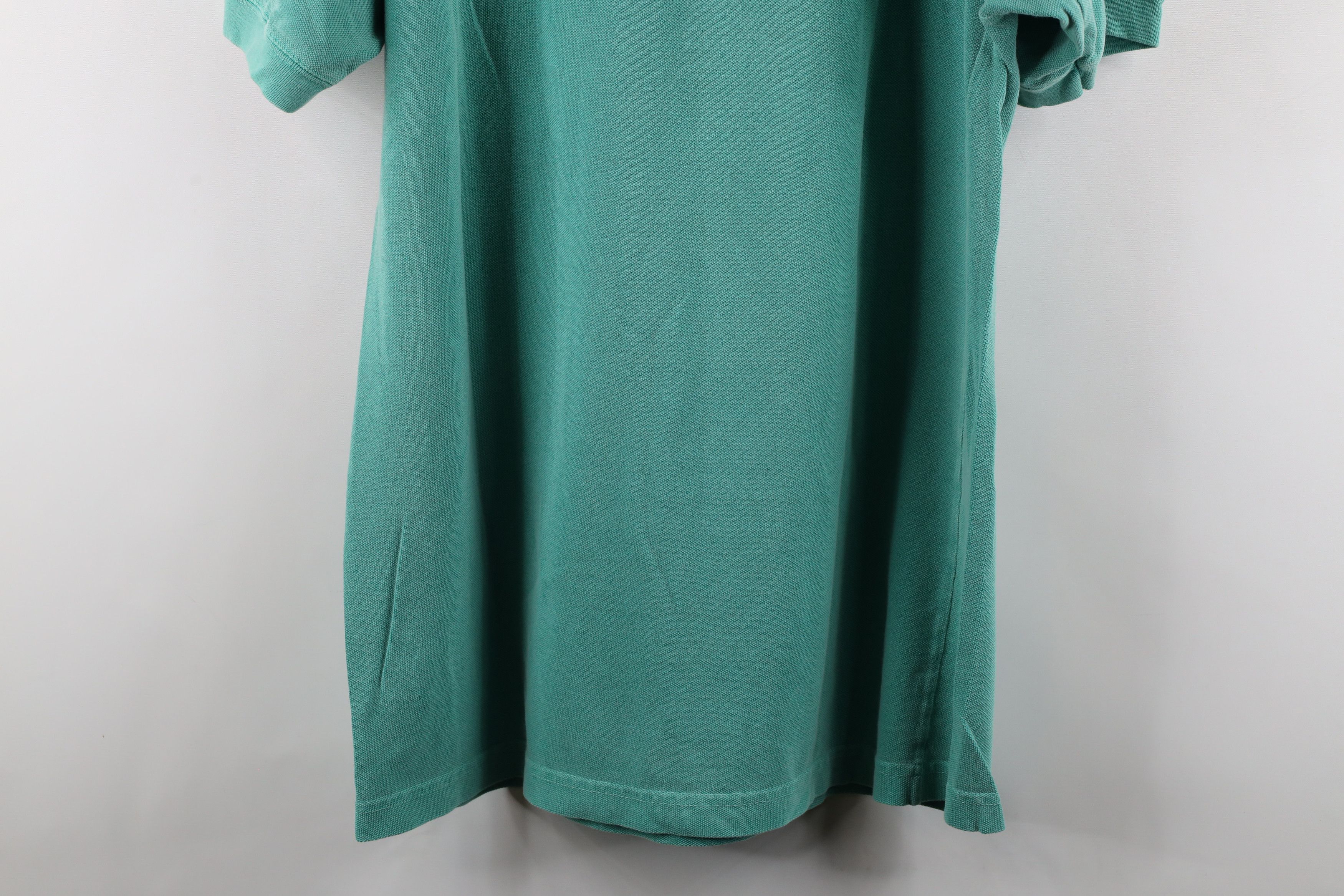 Eddie Bauer × Vintage Vintage 90s Eddie Bauer Blank Baggy Fit Pocket T-Shirt Teal Size US M / EU 48-50 / 2 - 9 Thumbnail