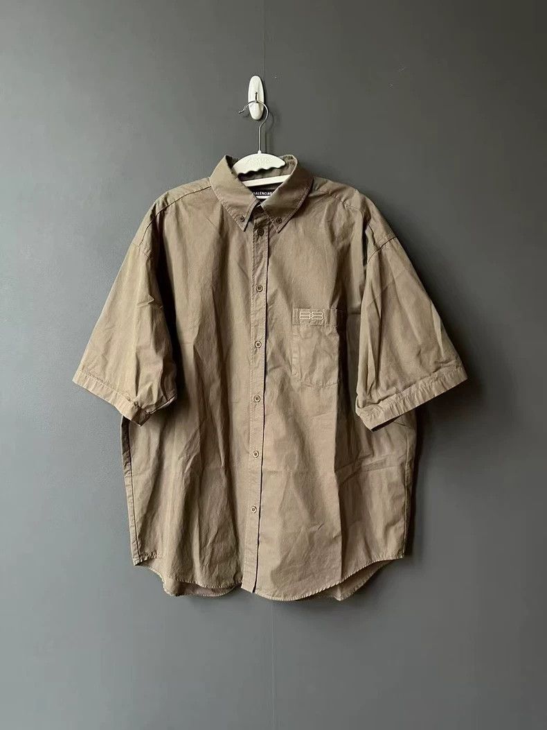 Other Balenciaga Bat Short Sleeve Shirt Size US XS / EU 42 / 0 - 1 Thumbnail
