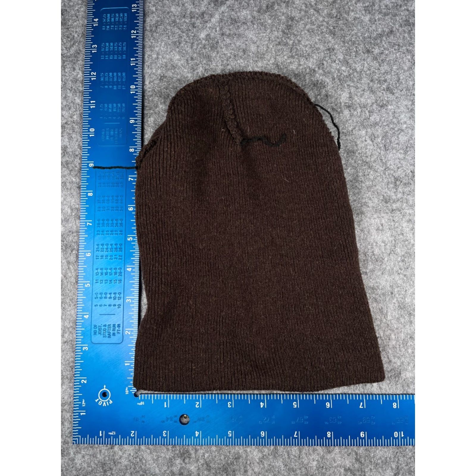 Vintage Beanie Toque Adult One Size Brown Knit 100% Acrylic Winter Snow Ski Outdoors Size ONE SIZE - 5 Thumbnail