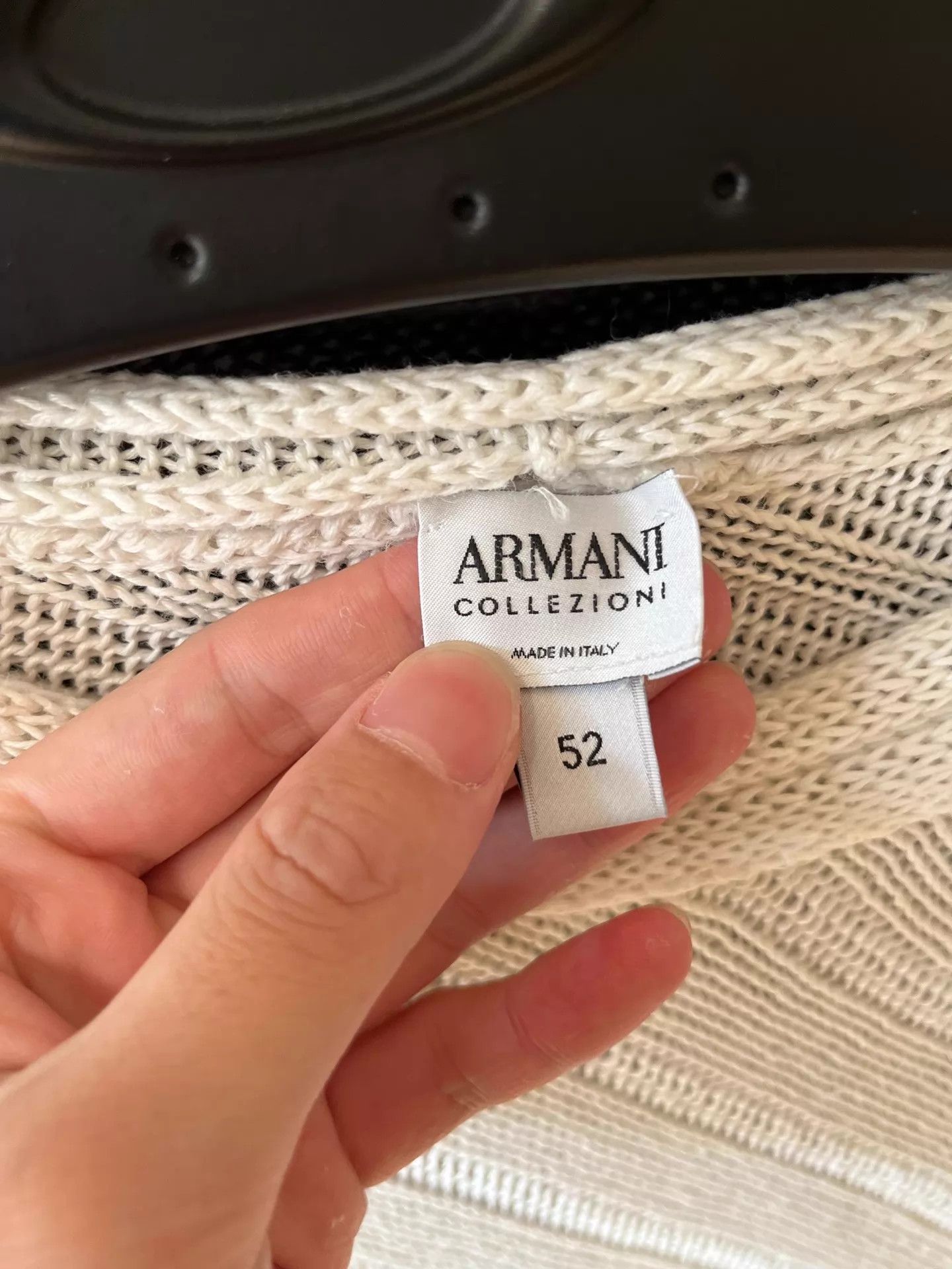 Armani Collezioni Armani Collezioni Vintage Knit Jacket 00ss Size US L / EU 52-54 / 3 - 4 Thumbnail