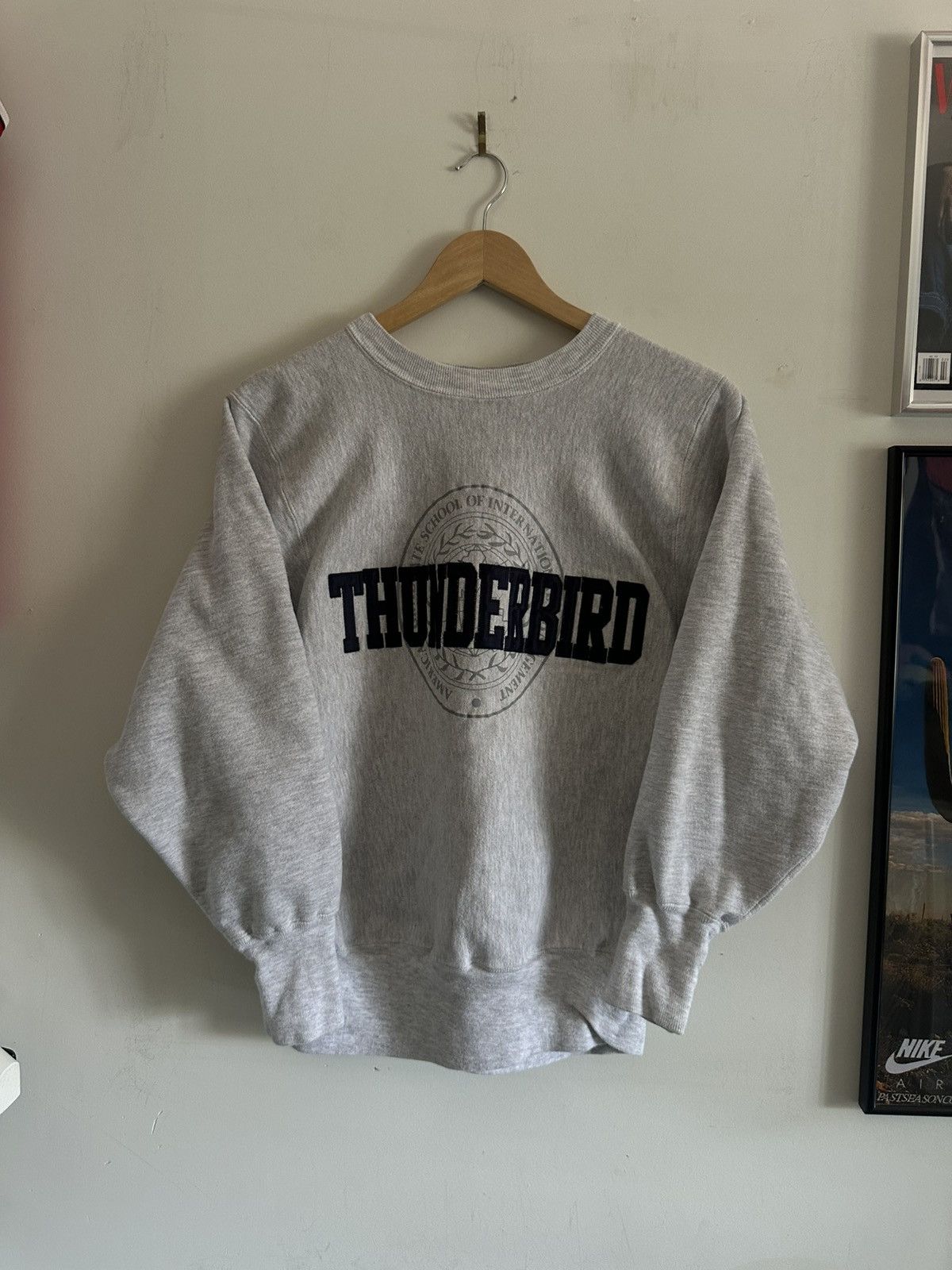 Champion × Vintage Thunderbird Vintage Champion Reverse Weave Crewneck Size US S / EU 44-46 / 1 - 1 Thumbnail