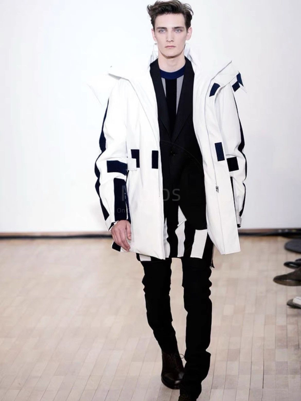 Raf Simons Sz 46 Raf Simons 10AW Runway Sample Stripe Knitwear Tank To Size US S / EU 44-46 / 1 - 5 Thumbnail