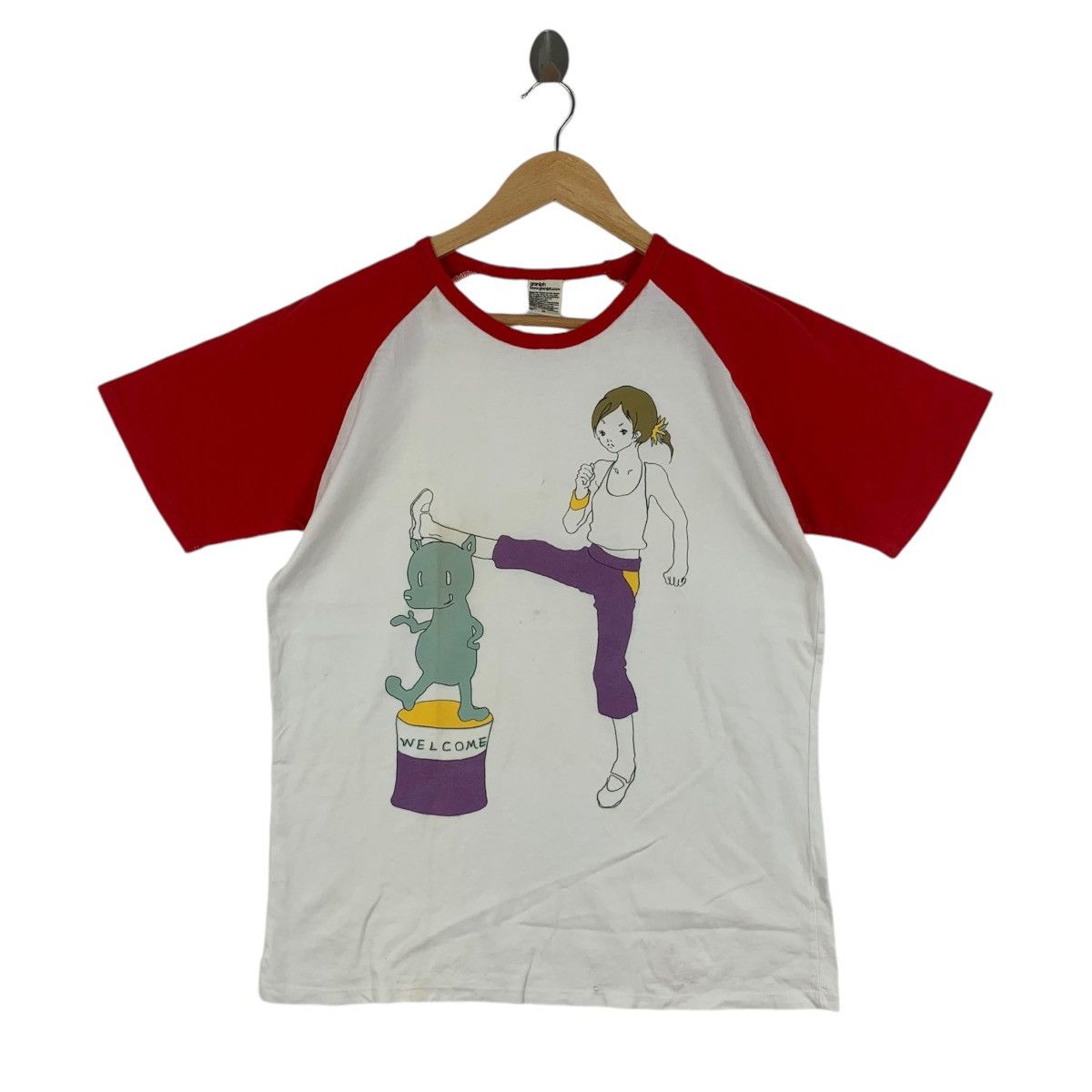 Designer Vintage ANIME KICKBOXING Y2K Manga Tee Shirt Size US M / EU 48-50 / 2 - 1 Thumbnail