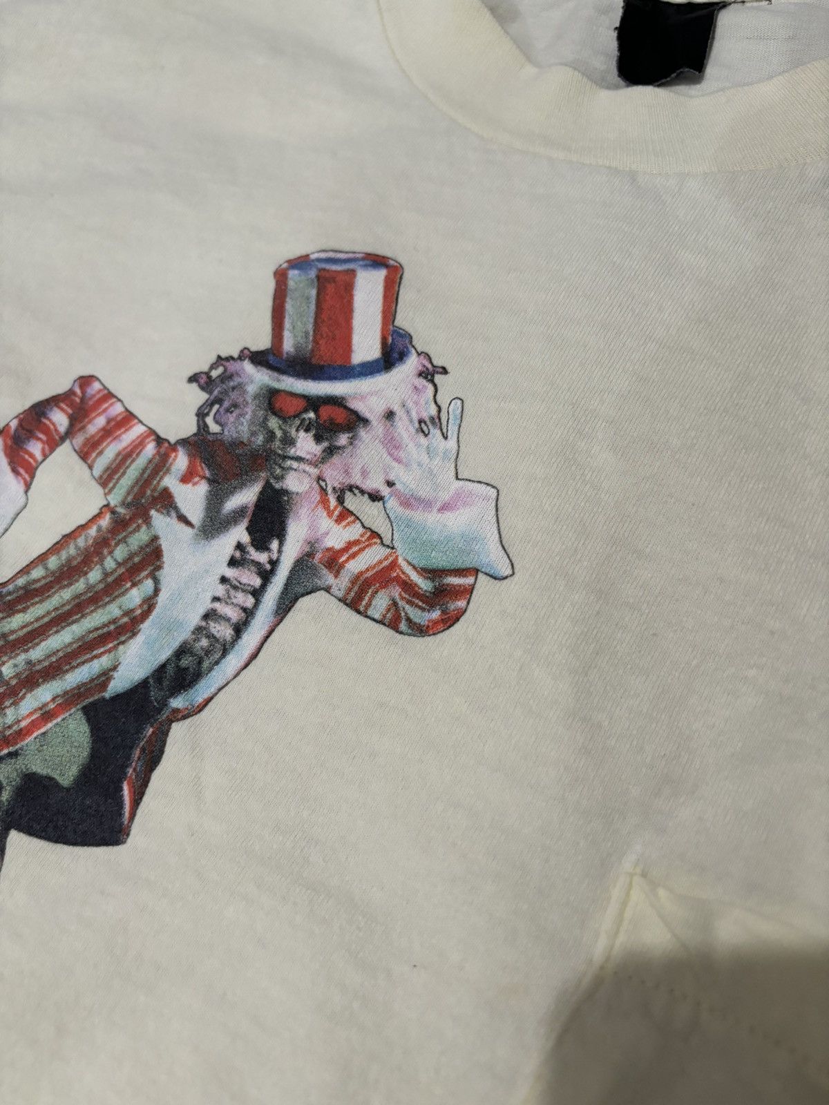 Band Tees × Grateful Dead × Vintage Vintage Grateful Dead 1986 Uncle Sam Shirt Size Small Size US S / EU 44-46 / 1 - 3 Thumbnail