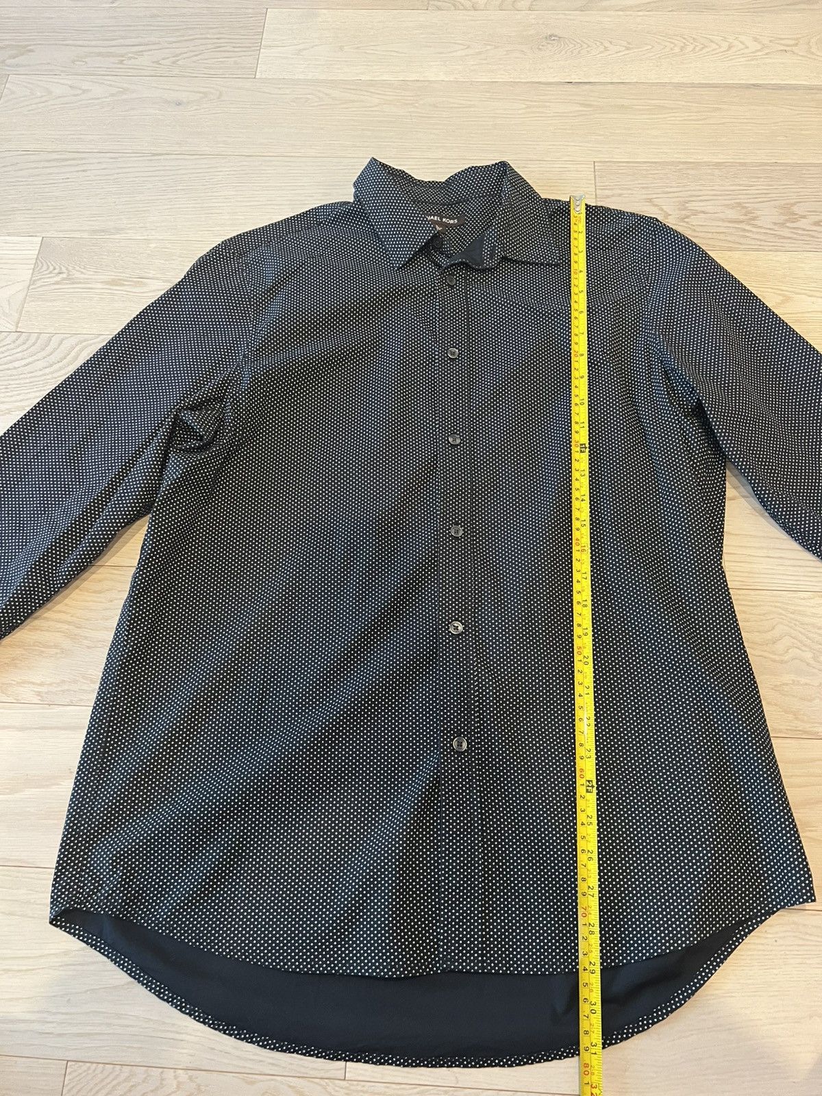 Michael Kors Michael Kors Classic Fit Polka Dot Button-Down Shirt Size L Size US L / EU 52-54 / 3 - 4 Thumbnail