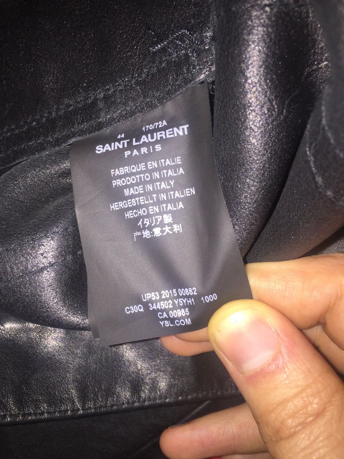 Saint Laurent Paris Saint laurent leather pant sz 44 new Size US 28 / EU 44 - 5 Thumbnail