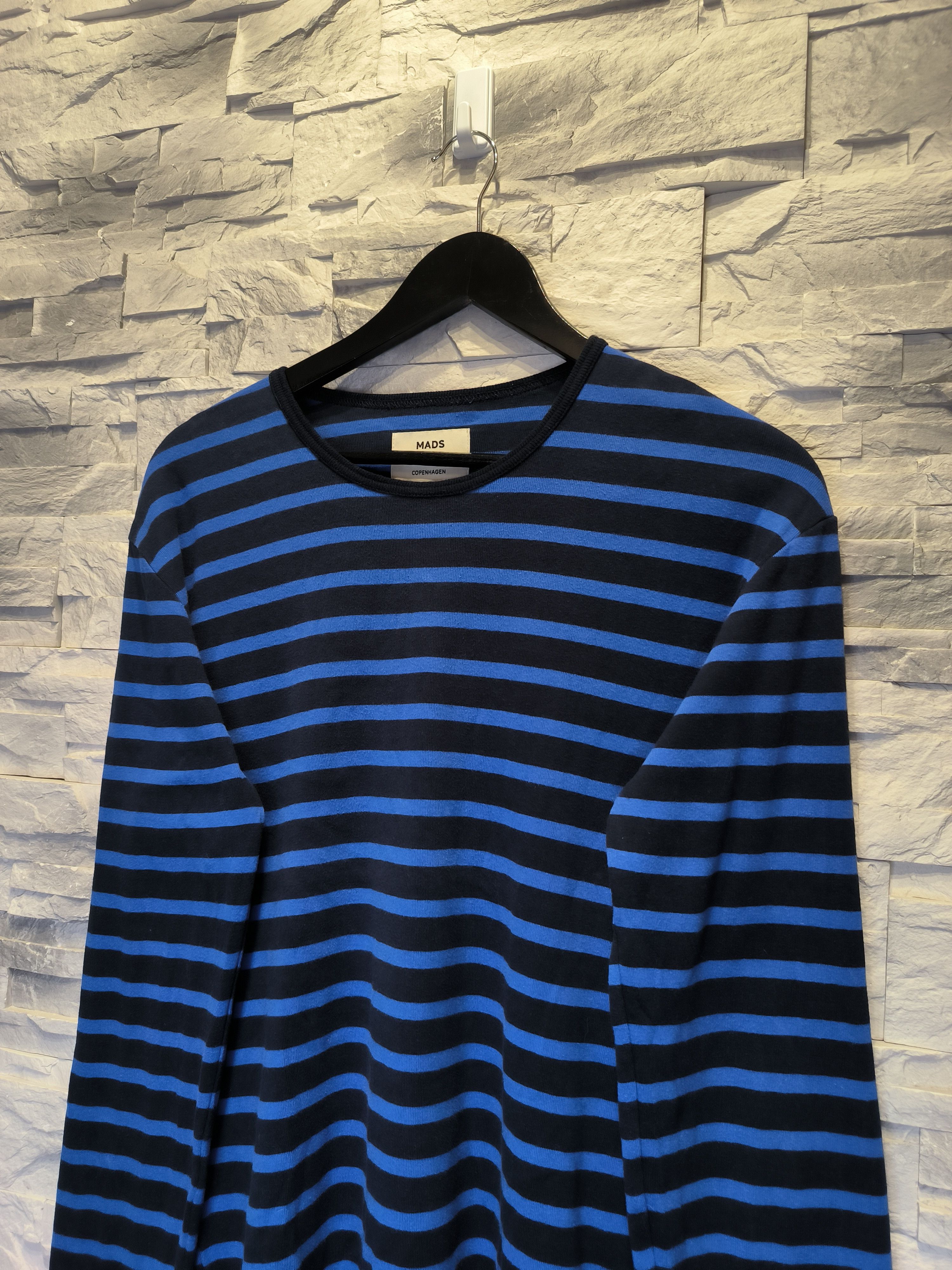 Mads Norgaard Mads Noorgard Striped Long Sleeve Shirt Sweatshirt Size US S / EU 44-46 / 1 - 2 Thumbnail