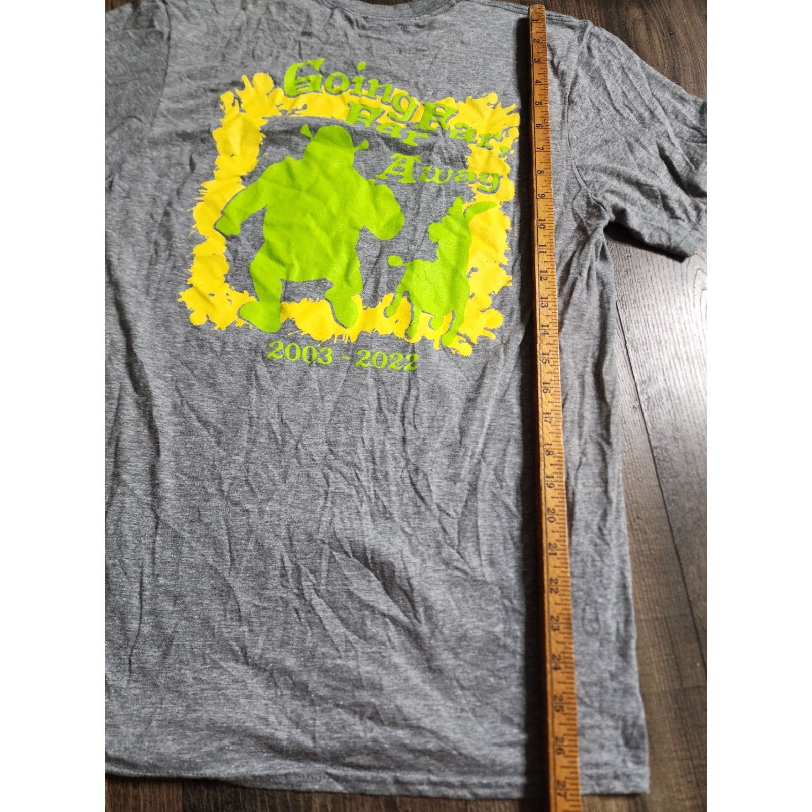 Vintage Universal Studios T Shirt Mens M Gray Rare Orlando 2003-2022 Shrek 4D Double Sided Size US M / EU 48-50 / 2 - 2 Thumbnail