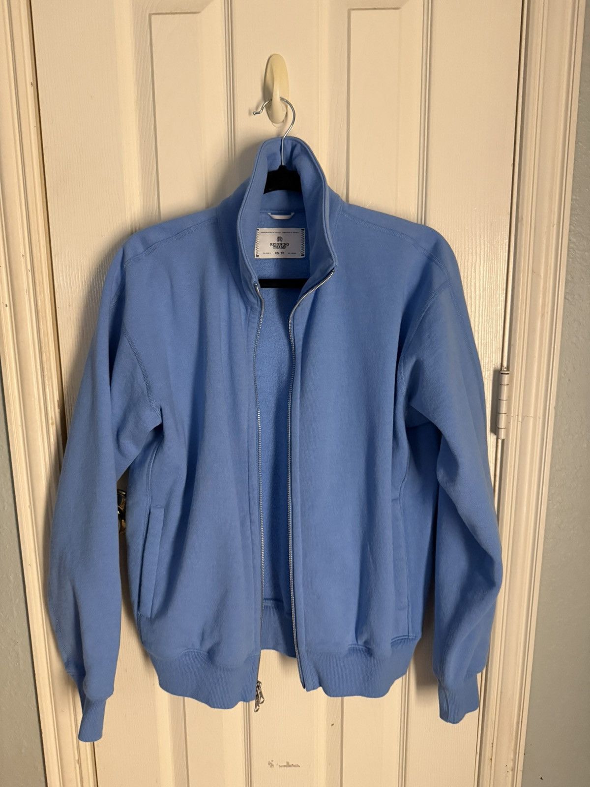 Reigning Champ Reigning Champ XS Blue Full Zip Turtleneck Sweater/Coat Size US XS / EU 42 / 0 - 1 Thumbnail