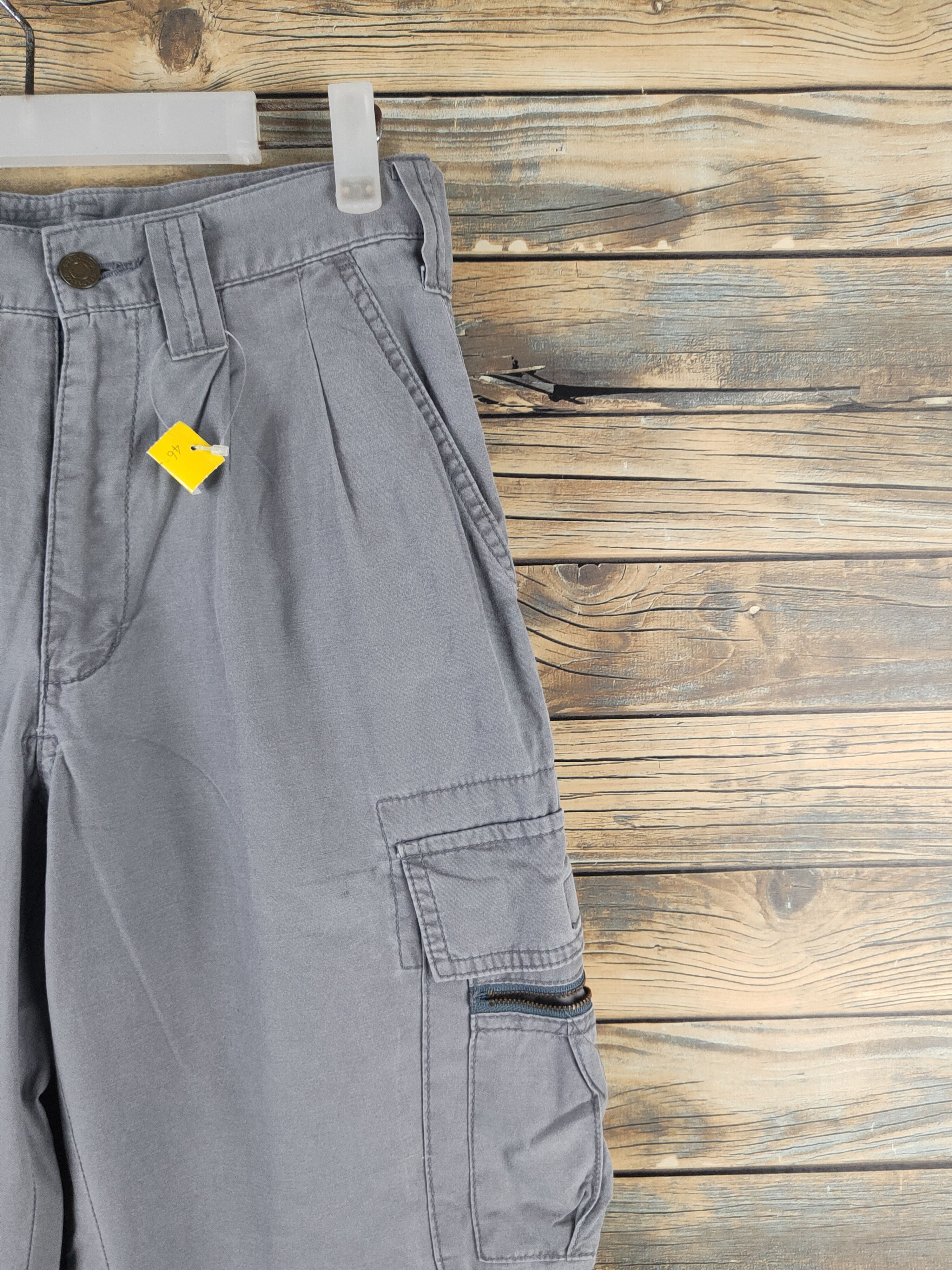 Japanese Brand DL Gran Cisco Gray Multipocket Tactical Cargo Pants #46-288T Size US 28 / EU 44 - 5 Thumbnail
