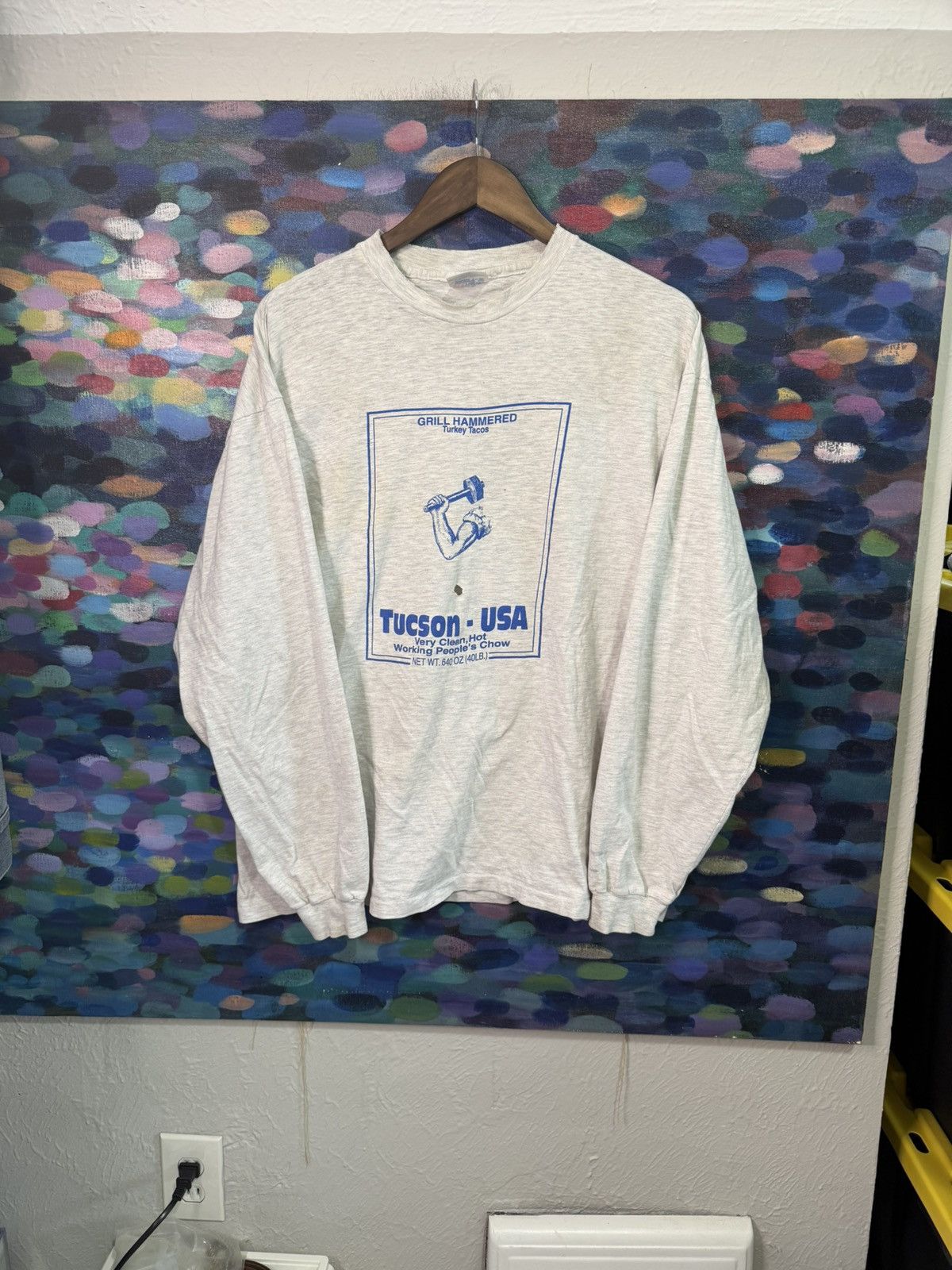 Vintage Vintage Grill Hammered Turkey Tacos tucson Long Sleeve L Size US XL / EU 56 / 4 - 1 Thumbnail