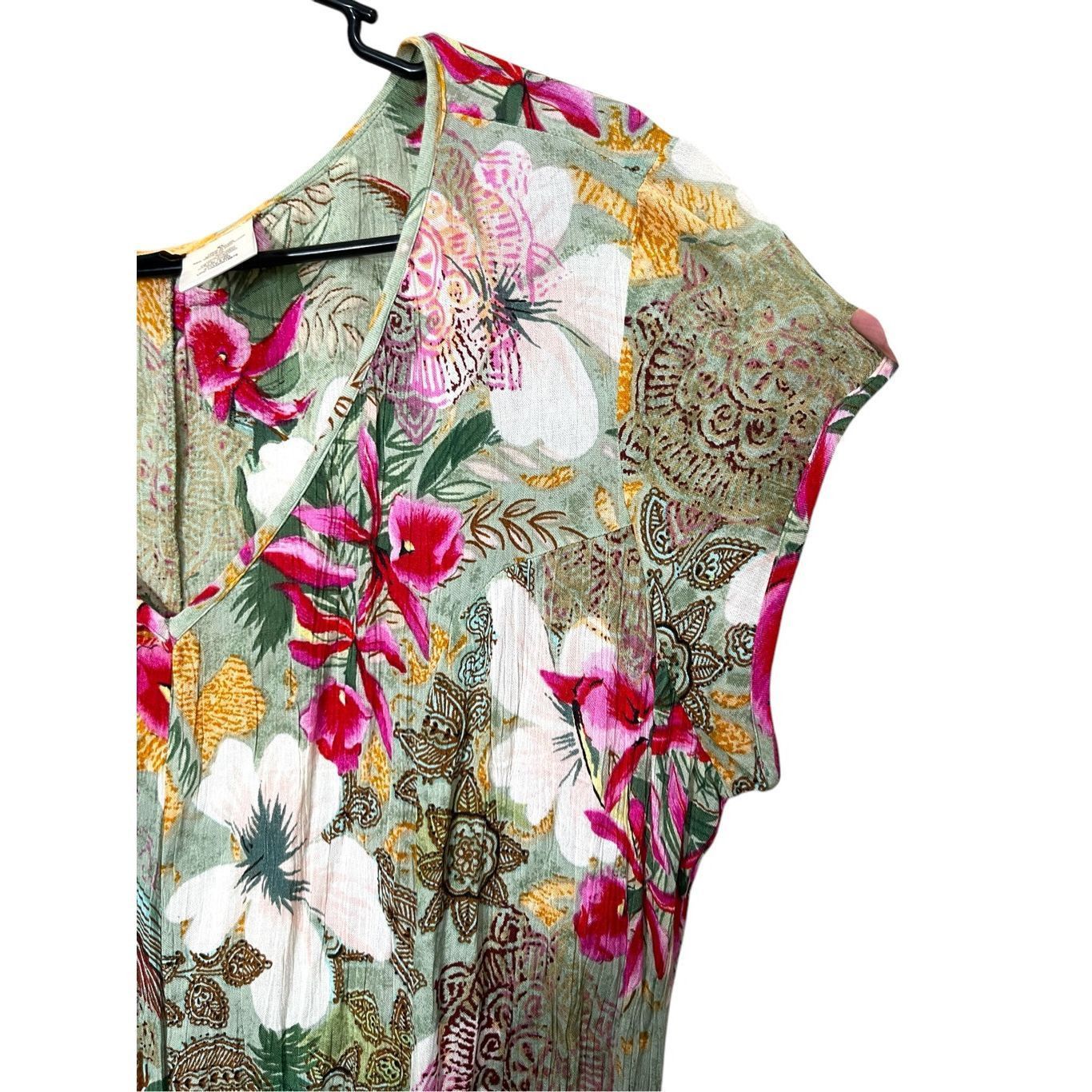 Other Bila Floral Print Boho Swing Dress Size XL Size XL / US 12-14 / IT 48-50 - 5 Thumbnail
