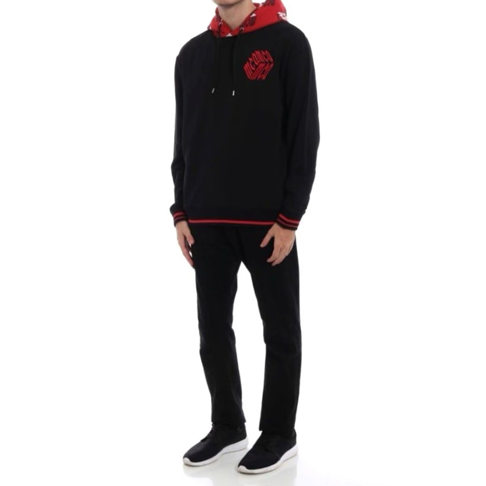 Alexander McQueen VINTAGE Alexander McQueen MCQ Black Hoodie Rare Retro XL Mens Hoodie Pullover Black 2000s Retro MCQ Size US XL / EU 56 / 4 - 3 Thumbnail