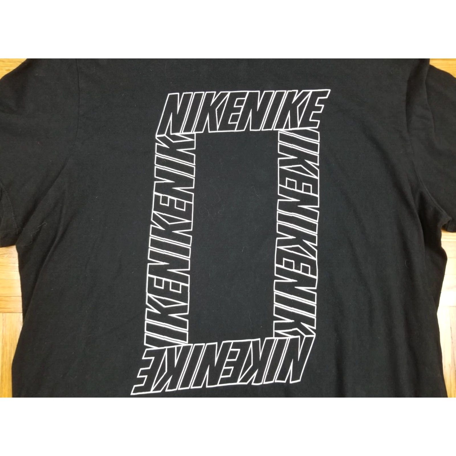 Nike VINTAGE Nike BLACK Cotton T-Shirt XL Mens Shirt XLARGE XS? Size US XL / EU 56 / 4 - 2 Thumbnail