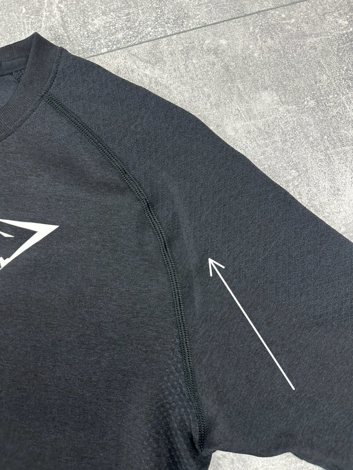 Gymshark Gymshark Phantom Semless Black Mens T-Shirt Size US S / EU 44-46 / 1 - 9 Thumbnail