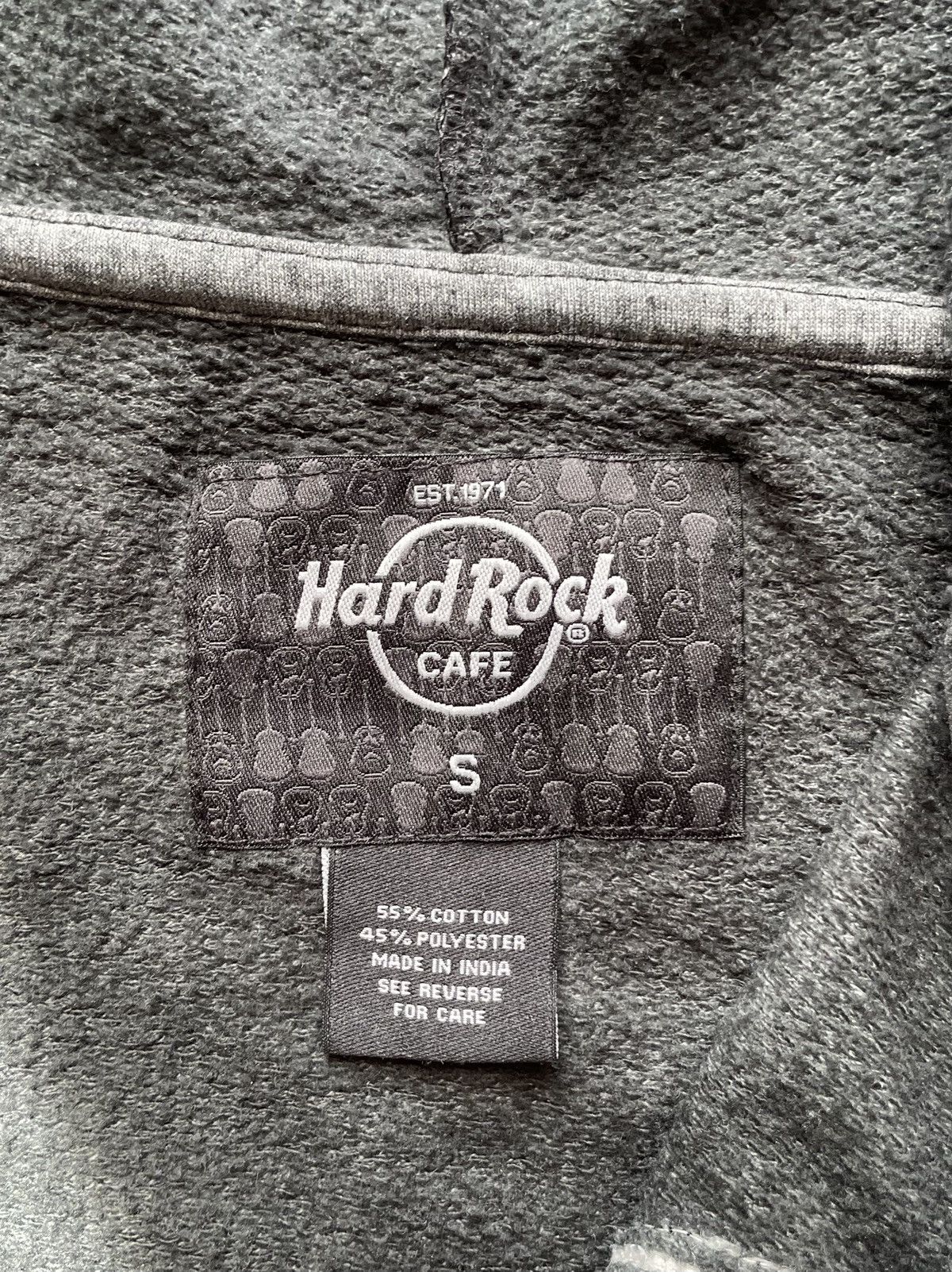 Hard Rock Cafe × Vintage Hard Rock Cafe Zip-Hoodie Streetwear Big Logo Rare Size US S / EU 44-46 / 1 - 10 Thumbnail