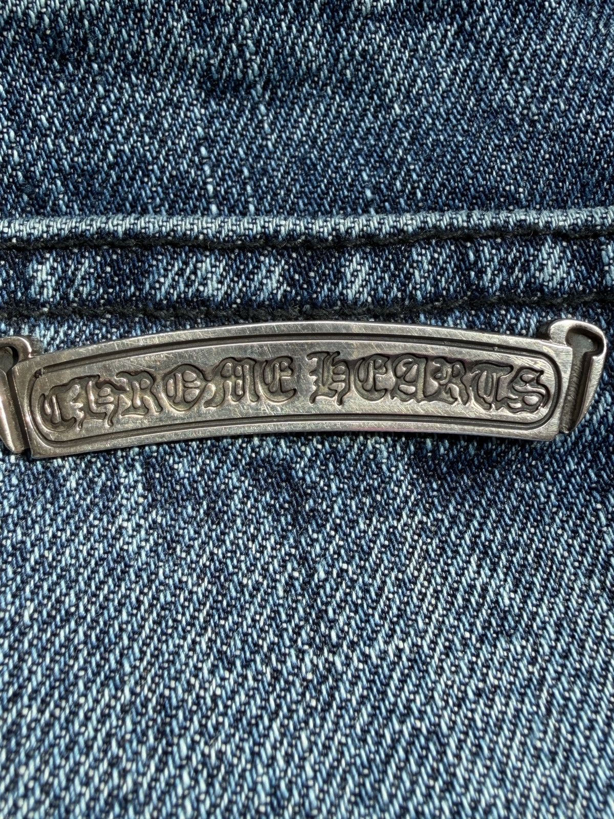 Chrome Hearts Chrome Hearts Multicolor Cross Patches Blue Jeans Size US 38 / EU 54 - 5 Thumbnail